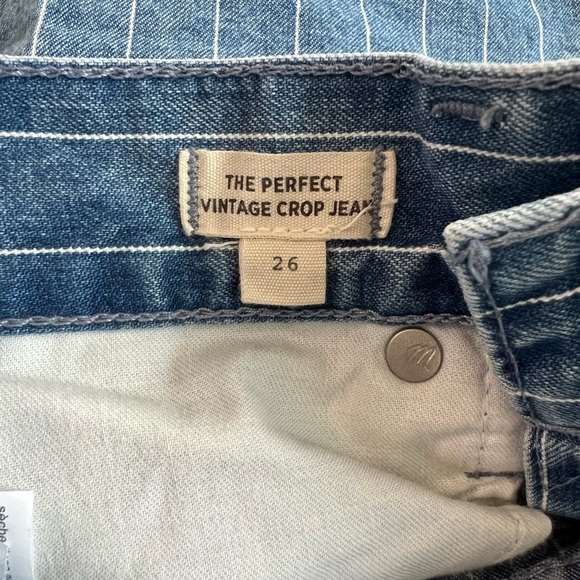 NWOT Madewell The Perfect Vintage Jean Pinstripe Edition - Picture 6 of 13